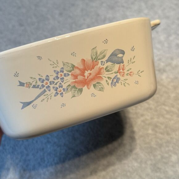 Corning Ware Symphony Casserole Dish with Lid A-1 1/2-B 1.5 Liter Dark Glass Lid - Picture 8 of 12